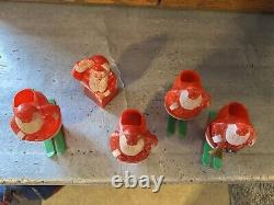 Vintage Santa Claus Christmas Figure Decorations