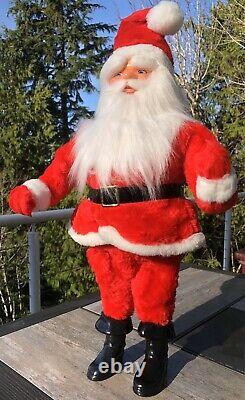 Vintage Santa Claus Christmas Store Display Advertising Standing Harold Gale