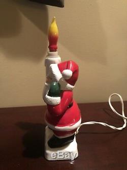 Vintage Santa Claus Electric Candle Light Christmas Tilso 6