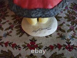 Vintage Santa Claus Figure Duncan Royale Victorian Large Size Signed History of