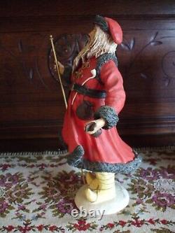 Vintage Santa Claus Figure Duncan Royale Victorian Large Size Signed History of