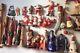 Vintage Santa Claus Figures & Ornamentsbrasswoodplasticporcelain Lot Of 34