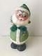Vintage Santa Claus Paper Mache Bobblehead Candy Container Western Germany Rare
