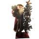 Vintage Santa Claus Statue Figure Holding Christmas Tree Decoration 34 Tall