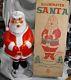 Vintage Santa Claus Blow Mold Empire Large 33 Inches In Orig Box New Old Stock
