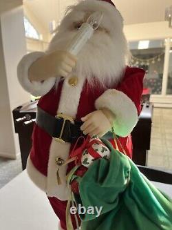 Vintage Santa Clause Animated 27 Figure Christmas Holiday Decoration TESTED