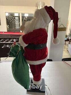 Vintage Santa Clause Animated 27 Figure Christmas Holiday Decoration TESTED