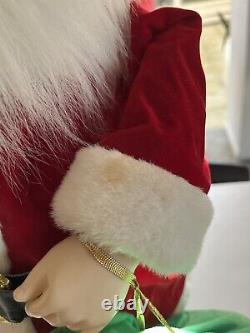 Vintage Santa Clause Animated 27 Figure Christmas Holiday Decoration TESTED