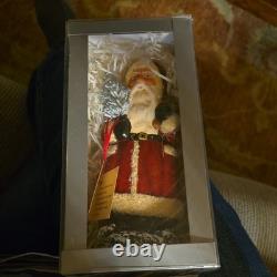 Vintage Santa Ino Schaller Germany Papier Paper Mache 6.5 inch Father Christmas