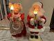 Vintage Santa's Best Rennoc Mr Mrs Santa Claus 24 Animated Light Up Figure Vtg