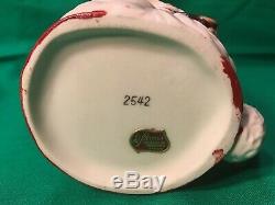 Vintage Set of 4 Lefton's Santa Claus Face/Pipe Christmas Ceramic Mug Cup
