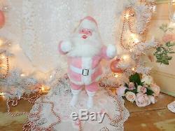 Vintage So Sweet Cotton Candy PINK Harold Gale Christmas SANTA Claus 15 Doll