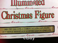 Vintage TELCO ANIMATED MRS SANTA CLAUS Christmas Motionette Illuminated Figure
