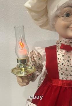 Vintage TELCO MOTIONETTES OF CHRISTMAS Mrs. Claus 1993 Animated Figure 24 EUC