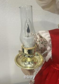 Vintage TELCO MOTIONETTES OF CHRISTMAS Mrs. Claus 1993 Animated Figure 24 EUC