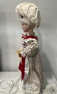 Vintage TELCO MOTIONETTES OF CHRISTMAS Mrs. Claus 1993 Animated Figure 24 EUC