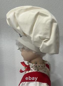 Vintage TELCO MOTIONETTES OF CHRISTMAS Mrs. Claus 1993 Animated Figure 24 EUC