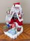 Vintage Telco Motion-ettes Animated Santa Claus Ice Fishing Christmas Decoration
