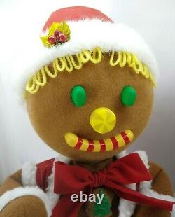 Vintage Telco Motionette Gingerbread Girl Animated Christmas Figure