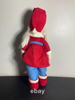 Vintage Tomte Elf Santa Claus Gnome Norwegian Swedish Stuffed Figure 19