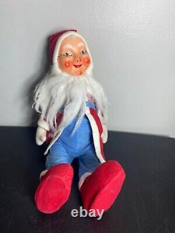 Vintage Tomte Elf Santa Claus Gnome Norwegian Swedish Stuffed Figure 19