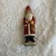 Vintage Vaillancourt Santa Claus Figure Decor With Sack And Red Coat