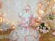 Vintage Velvet Plush Fur Pink Harold Gale Jolly Christmas Santa Claus 15 Wow