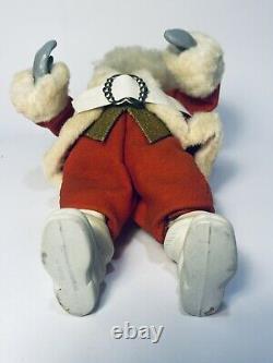 Vintage Western Germany Santa Claus Doll Figure 12 Handmade Hand Painted