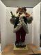 Vintage Woodland Rustic Santa Claus Father Christmas 21 Inch Tall Figure