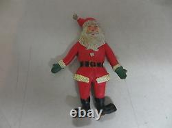 Vintage Yuletide Enterprises Rubber Bendy Santa Clause Christmas Figure Rare