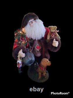 Vintage light up Santa Claus Forever Christmas by Chelsea