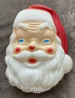 Vtg 1968 Empire Blow Mold Santa Face Christmas 17 St Nick Head Art No Light Kit