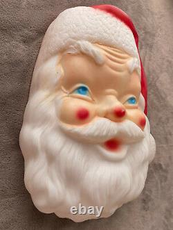 Vtg 1968 Empire Blow Mold Santa Face Christmas 17 St Nick Head Art No Light Kit