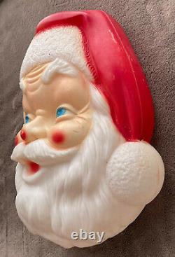 Vtg 1968 Empire Blow Mold Santa Face Christmas 17 St Nick Head Art No Light Kit