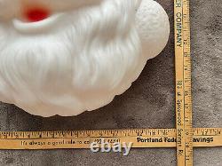 Vtg 1968 Empire Blow Mold Santa Face Christmas 17 St Nick Head Art No Light Kit