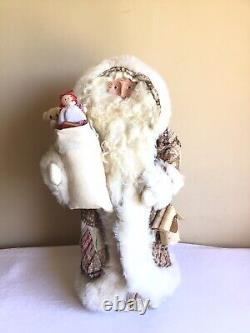 Vtg 1989 Artisan Handcrafted Linda Randall Limited Edition Santa Claus Figure