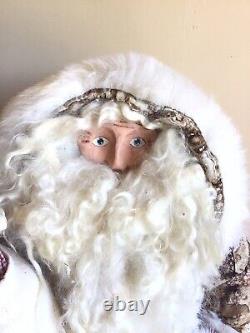 Vtg 1989 Artisan Handcrafted Linda Randall Limited Edition Santa Claus Figure