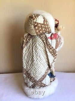 Vtg 1989 Artisan Handcrafted Linda Randall Limited Edition Santa Claus Figure