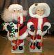 Vtg 1995 Santa & Mrs Claus Telco Motionettes 24 Animated Skiing Figures
