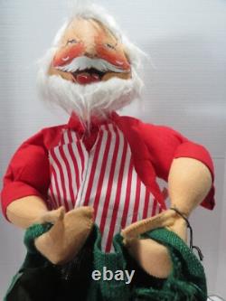 Vtg Annalee Santa & Mrs Claus 30 Figures-matching Cloths-self Standing