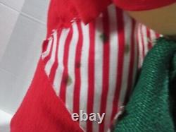 Vtg Annalee Santa & Mrs Claus 30 Figures-matching Cloths-self Standing