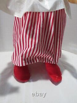 Vtg Annalee Santa & Mrs Claus 30 Figures-matching Cloths-self Standing
