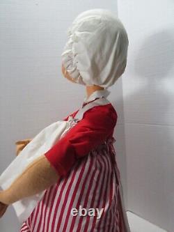 Vtg Annalee Santa & Mrs Claus 30 Figures-matching Cloths-self Standing