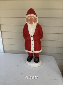 Vtg Carved Wood Folk Art Santa Claus Christmas Figure 24