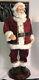 Vtg Gemmy 4' Tall Animated Singing & Dancing Santa Claus With Box Christmas #15434