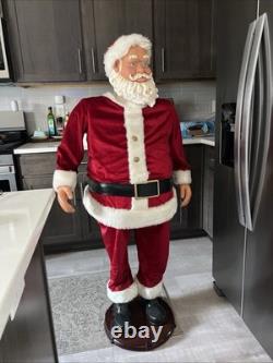 Vtg. Gemmy 56 Xmas Santa Claus Animated Singing Dancing