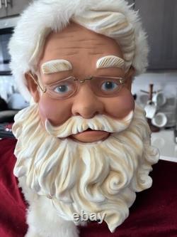 Vtg. Gemmy 56 Xmas Santa Claus Animated Singing Dancing