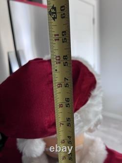 Vtg. Gemmy 56 Xmas Santa Claus Animated Singing Dancing