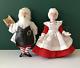 Vtg Gladys Boalt Workshop Santa & Mrs. Claus Set Signed 1987 Handmade In Usa