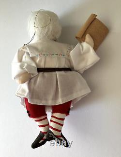 Vtg Gladys Boalt Workshop Santa & Mrs. Claus Set Signed 1987 Handmade in USA